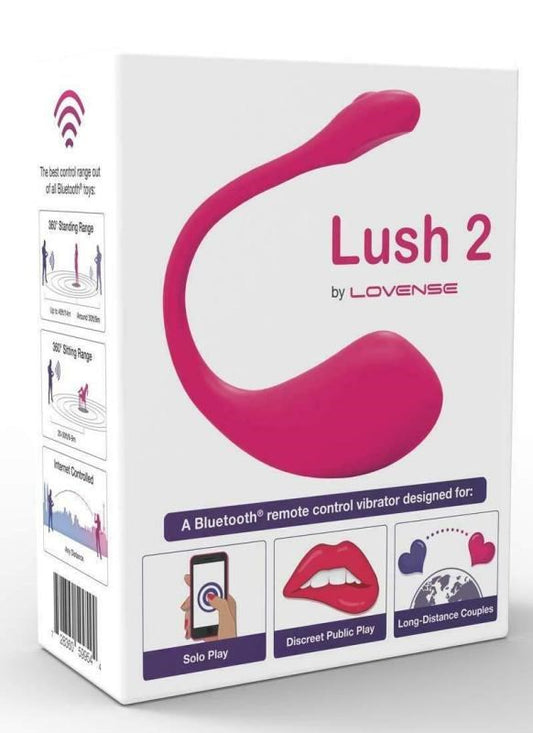 Lovense Lush 2 App Controlled G Spot Massager - Remote Control Vibrators