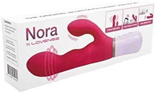 Lovense Nora Bluetooth Compatible Rabbit Vibrator - Rabbit Vibrators