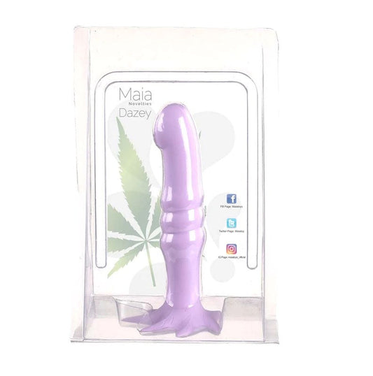 Maia DAZEY 420 Silicone Dildo - Purple - Non-Realistic Dildos