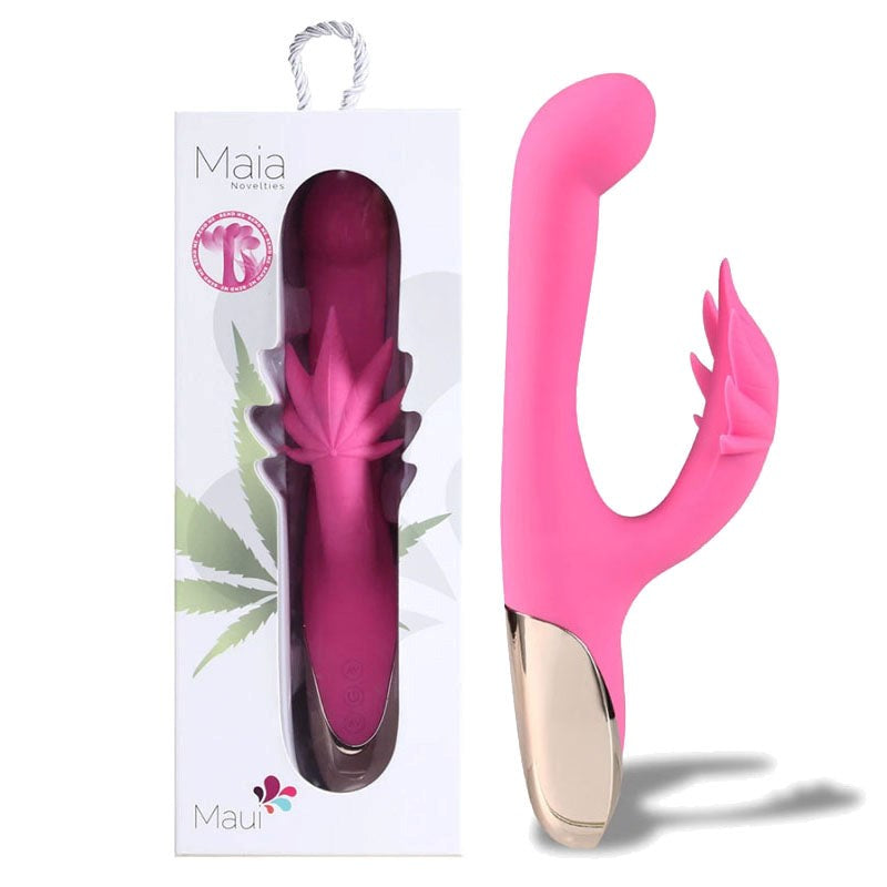 Maia Maui 420 - Powerful Pleasure Stimulator - - Rabbit Vibrators