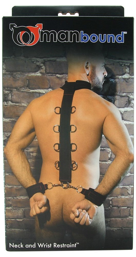 Manbound Neck and Wrist Restraint - - Cuffs And Restraints