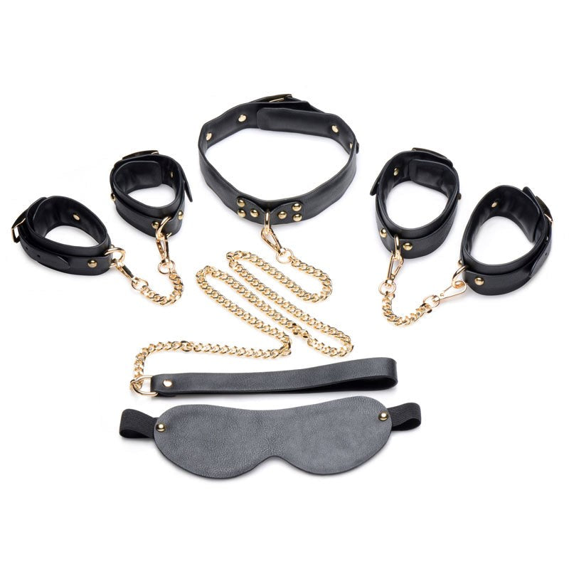 Master Series Golden Submission Bondage Set - - Bondage Kits