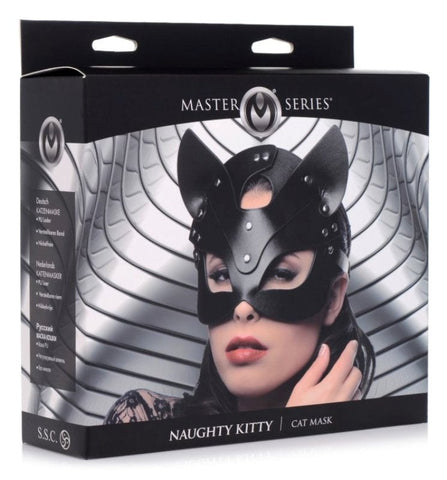 Master Series Naughty Kitty Cat Mask - Masks And Blindfolds