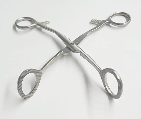 Medical Steel Clamp Forceps - Dental and Clinical