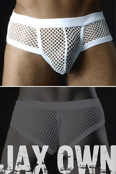 Mesh Mens Boxers White 2XL - Jocks and G-Strings