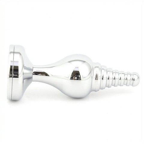 Metal Cusp Head Butt Plug Sparkler - Steel Sex Toys