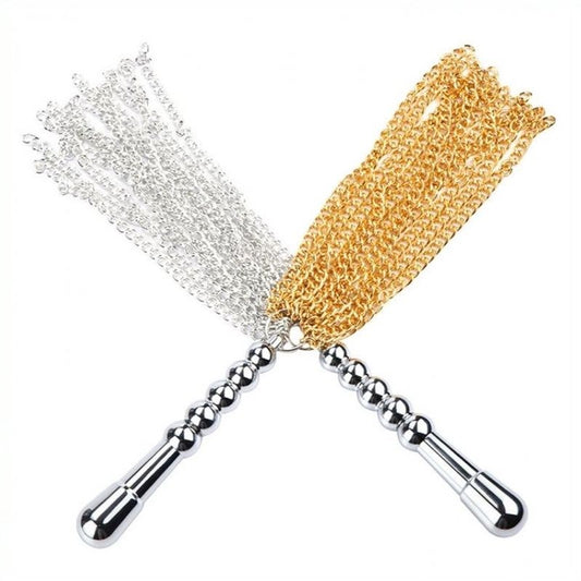 Metal Tassled Dildo Whip - Whips And Crops