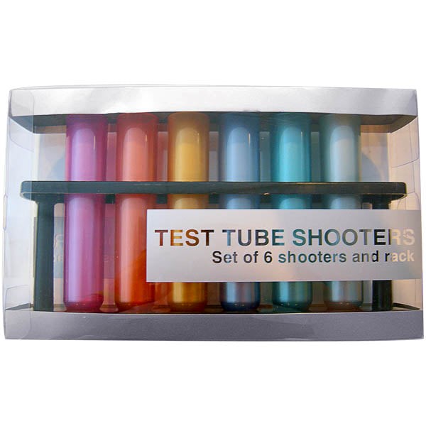 Metallic Acetate Test Tube Shooters - Party Gifts and Novelties