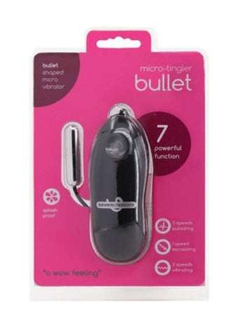 Micro Tingler Bullet 7 Function Vibrator - Bullet Vibrators