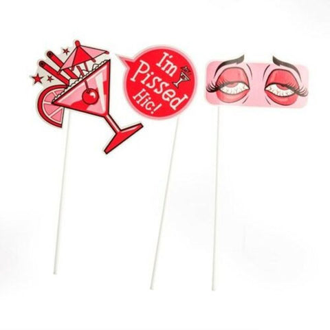 Miss Naughty Hen Party Photo Props - Sex Games, Coupons and Tricks