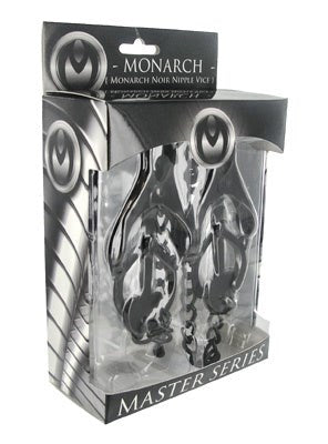 Monarch Noir Nipple Vice Black - - Breast and Nipple Toys