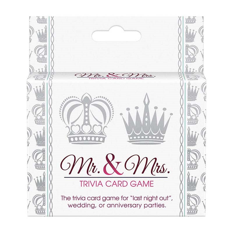 Mr and Mrs Trivia Card Game - Sex Games, Coupons and Tricks