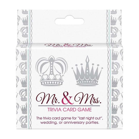 Mr and Mrs Trivia Card Game - Sex Games, Coupons and Tricks