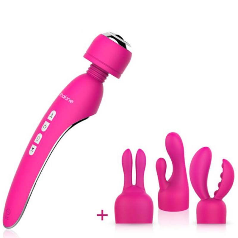 Nalone Bunny Wand Massager - Dual Delight for Endless Exploration - - Personal Massagers