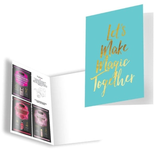 Naughty Notes Greeting Card Lets Make Magic Together - Sex Games, Coupons and Tricks