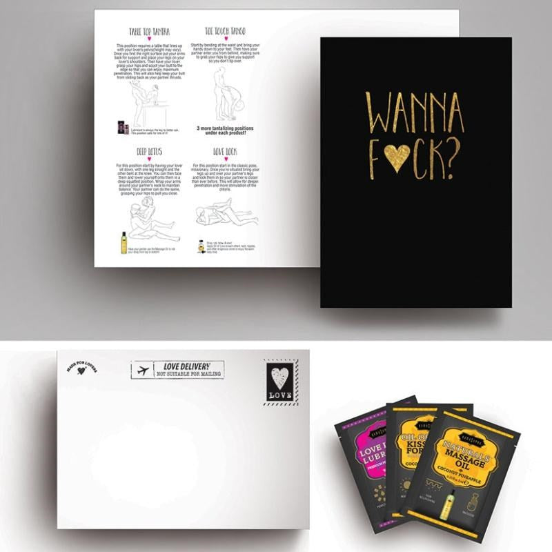 Naughty Notes Greeting Card Wanna F-ck - Sex Games, Coupons and Tricks