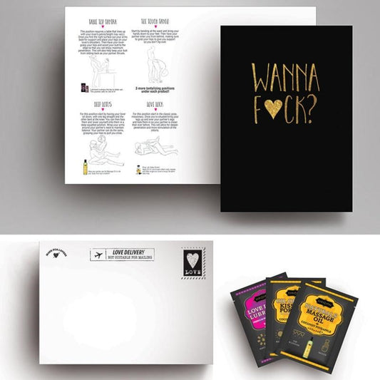 Naughty Notes Greeting Card Wanna F-ck - Sex Games, Coupons and Tricks
