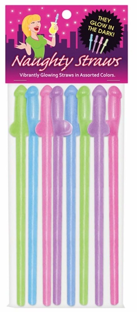 Naughty Penis Straws Glow in The Dark - Sex Games, Coupons and Tricks