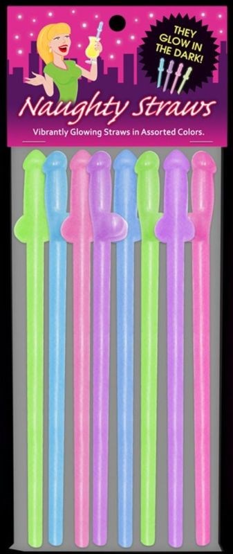 Naughty Penis Straws Glow in The Dark - Sex Games, Coupons and Tricks