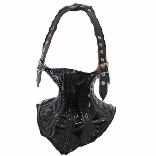 Neck Corset Head Harness PVC - Cuffs and Restraints