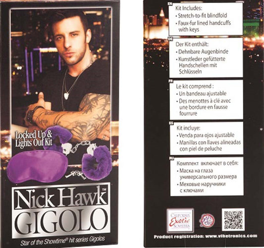 Nick Hawk GIGOLO Locked Up & Lights Out Kit - Sex Kits