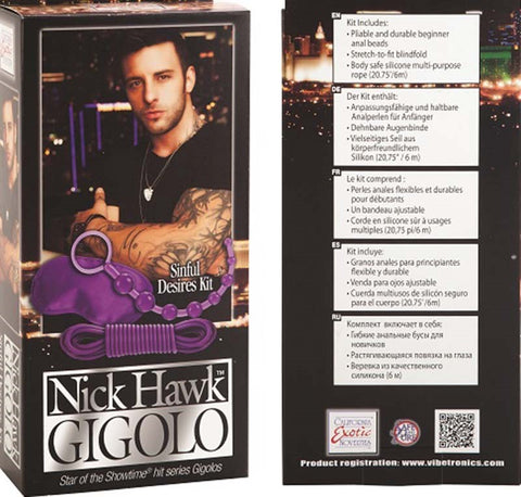 Nick Hawk GIGOLO Sinful Desires Kit - Sex Kits