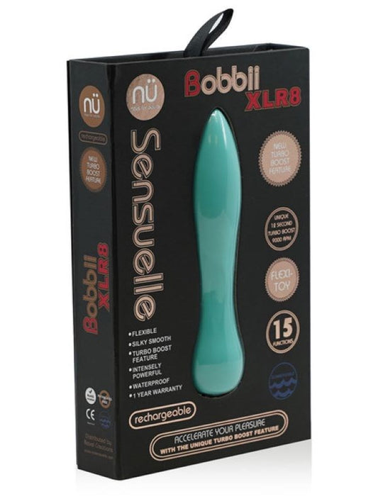 Nu Sensuelle Bobbii Xlr8 - Turbo Boost Vibrator for Intense Pleasure - Personal Massagers