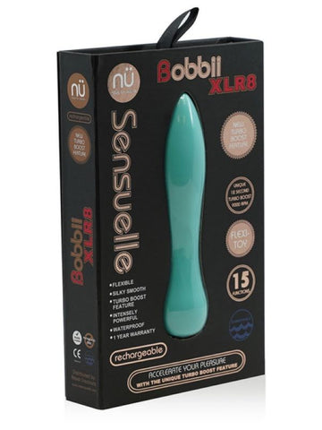 Nu Sensuelle Bobbii Xlr8 - Turbo Boost Vibrator for Intense Pleasure - Personal Massagers