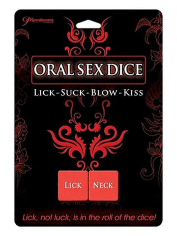 Pipedream Oral Sex Dice Adult Games - Sex Games, Coupons and Tricks