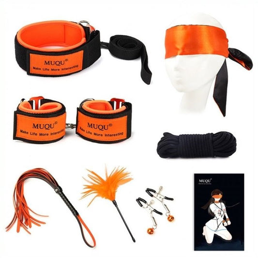 Orange Color Bondage Kit - Bondage Kits