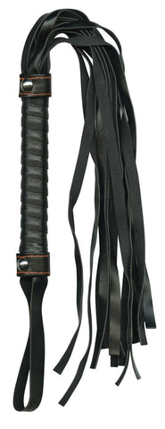 Ignite Intimacy with the Orange-Stitched Whip Delight - Whips And Crops
