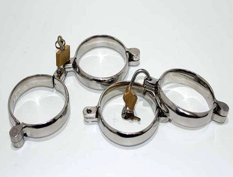 Original Sinner Steel Lust Cuffs - Cuffs and Restraints