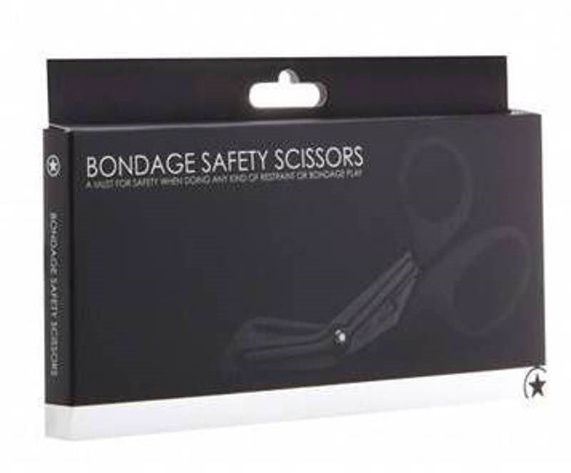 Ouch Bondage Safety Scissor Black - - Dental and Clinical