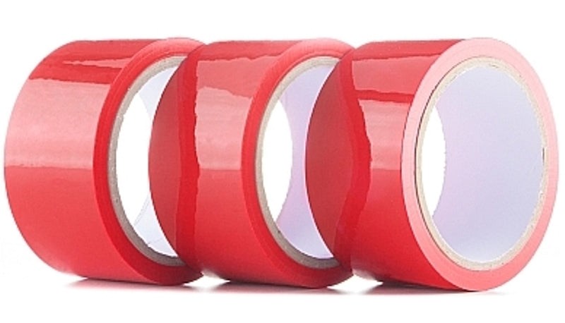 Ouch Bondage Tape 3 Pack Red - - Cuffs And Restraints