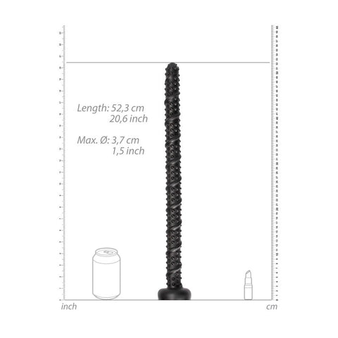OUCH! Contoured Snake-Inspired Anal Stimulator - Anal Dildos