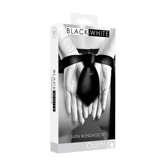 OUCH! BW Satin Bondage Tie - Cuffs and Restraints