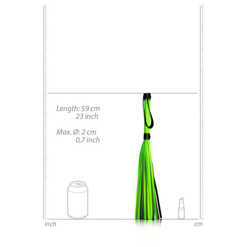 OUCH! Glow in Dark Flogger - Whips And Crops