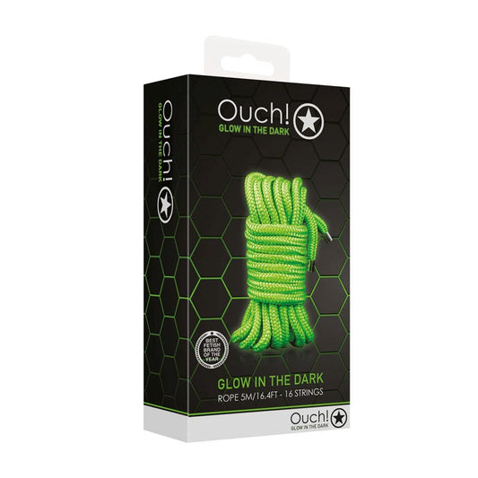 OUCH! Glow in Dark Rope - 5m - Cuffs and Restraints