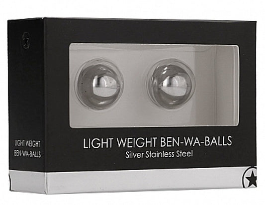 Ouch! Light Weight Ben-Wa Balls Silver - Love Eggs and Kegel Exercisers