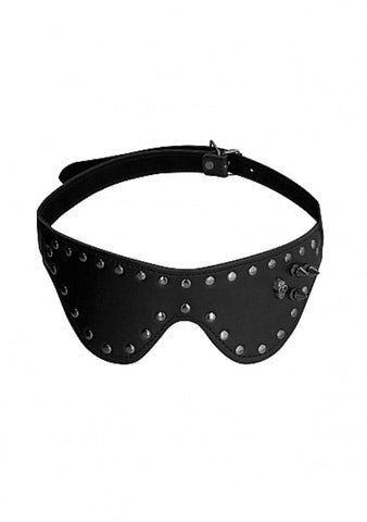 OUCH! S+B - Eye Mask + Skulls & Spikes - Black - Fancy Dress Ups