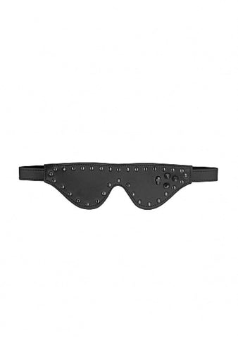 OUCH! S+B - Eye Mask + Skulls & Spikes - Black - Fancy Dress Ups