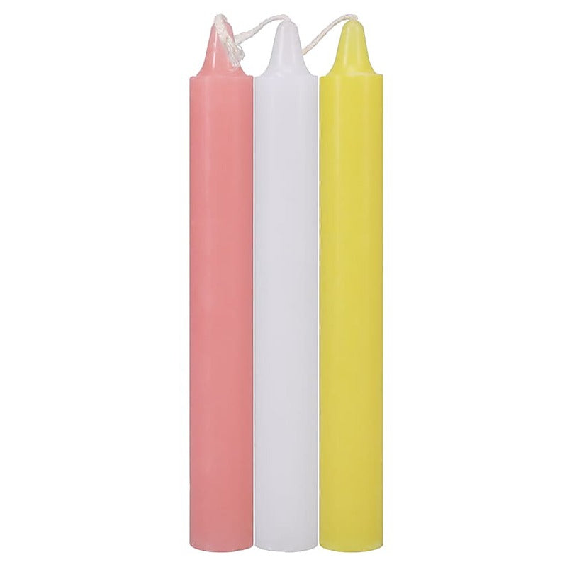 3 Pack Japanese Drip Sensation Play Candles By Doc Johnson - Bath and Intimate Fragrances