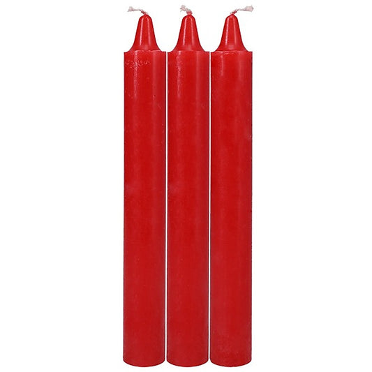 Doc Johnson 3 Pack Japanese Drip Wax Play Candles - Bath and Intimate Fragrances