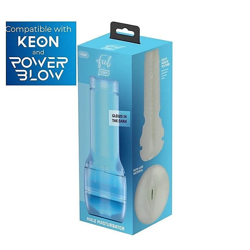 Feelglow Glow-In-The-Dark Textured Stroker By Kiiroo - Masturbators and Strokers