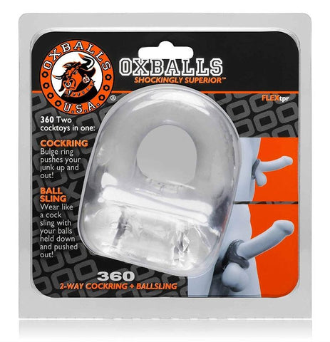 Oxballs 360 2-Way Cock Ring and Ball Sling - Ball and Cock Toys