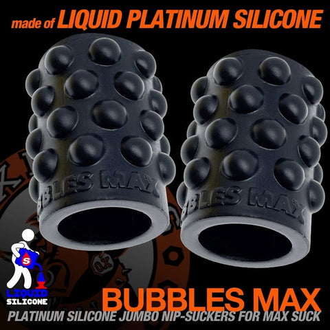 Oxballs Bubbles Max Black - Breast and Nipple Toys