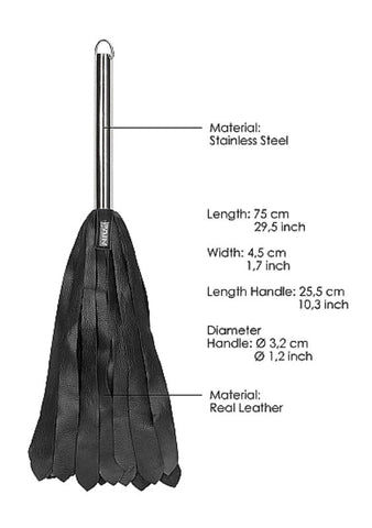Pain 'D Calf Softy 36 Tails Flogger with Metal Handle - Whips And Crops