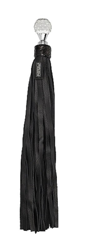 Pain Classic Designer Flogger with Round Sparkling Handle - Whips And Crops