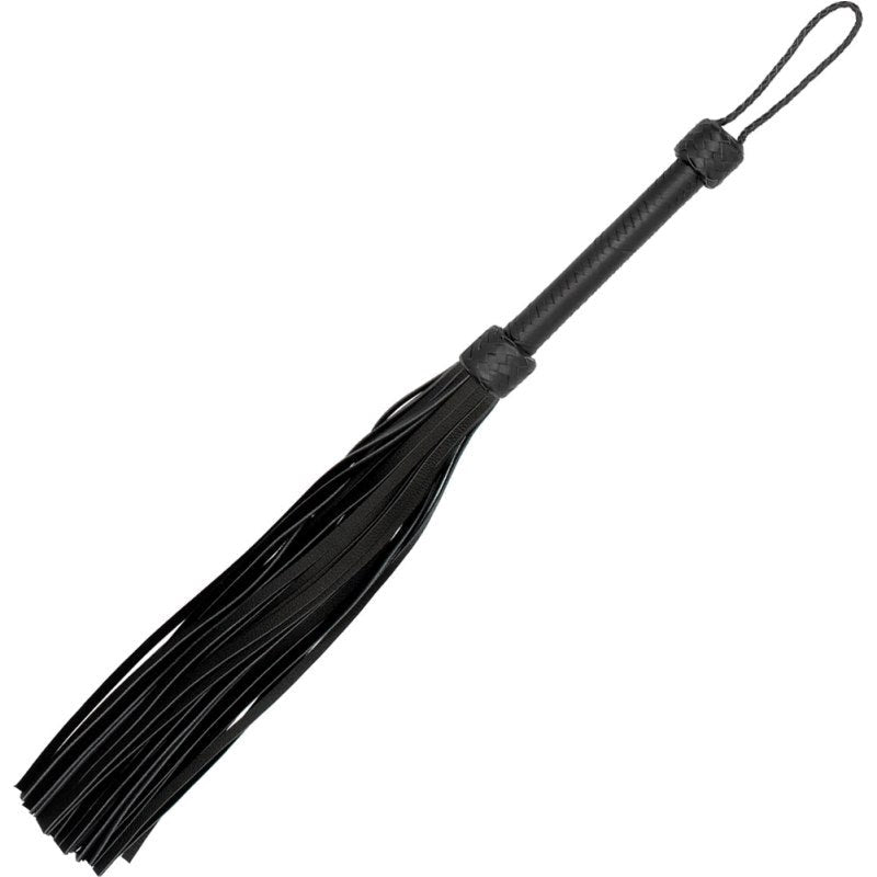 Pain Heavy Leather Tail Flogger - - Whips And Crops