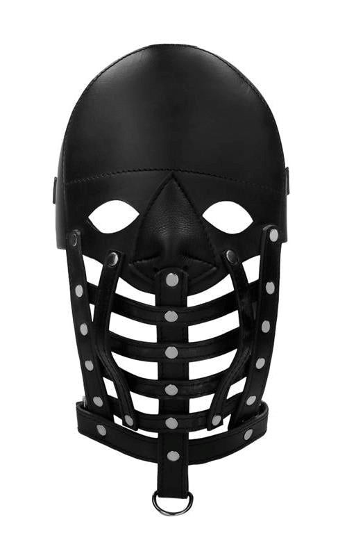 Pain Leather Male Mask - Bondage Hoods